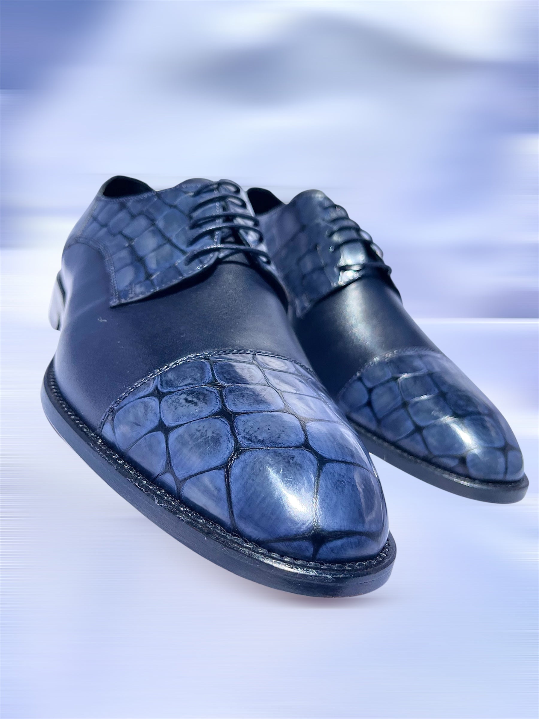 Regent Croco-toe Oxford