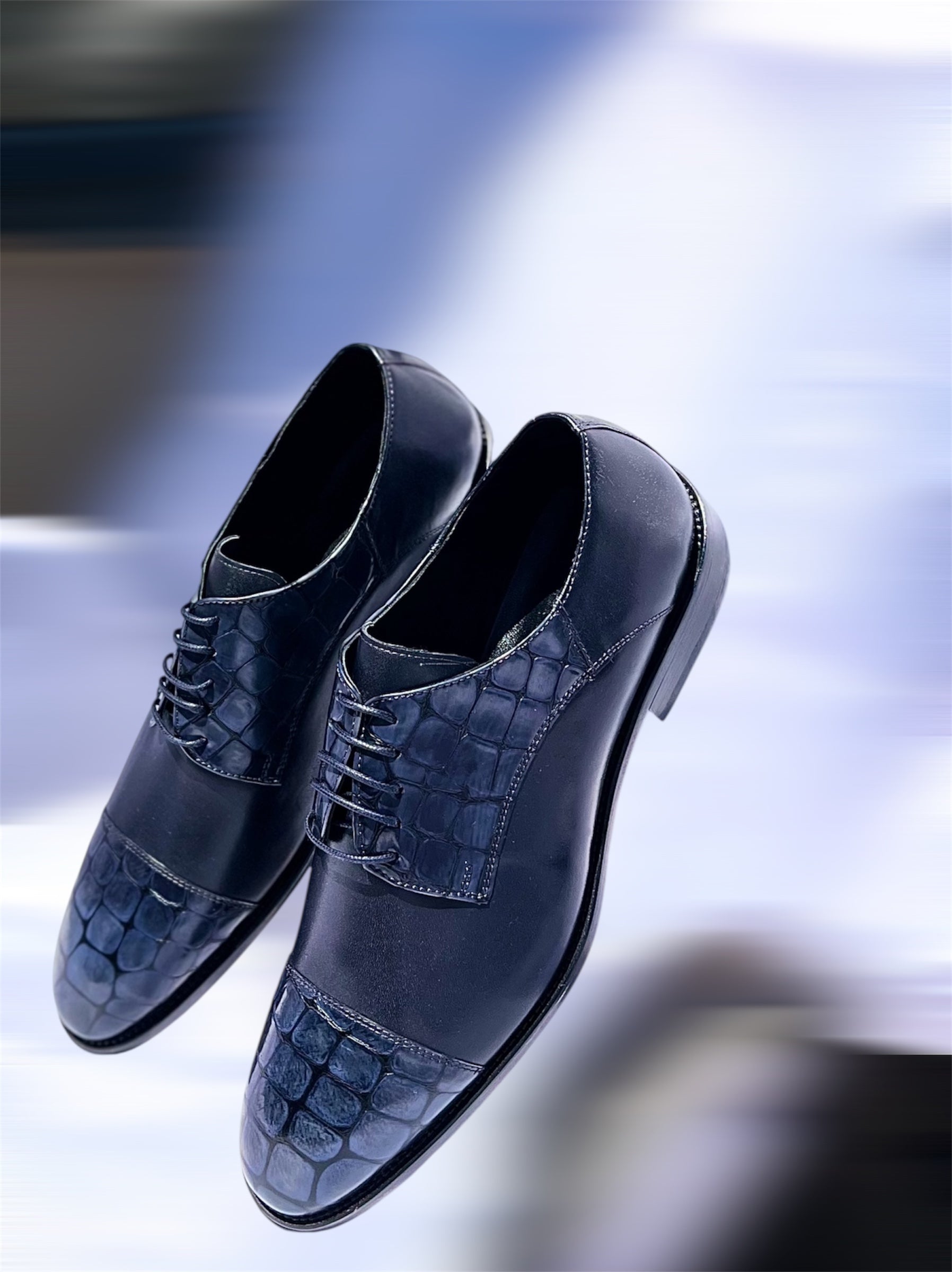 Regent Croco-toe Oxford
