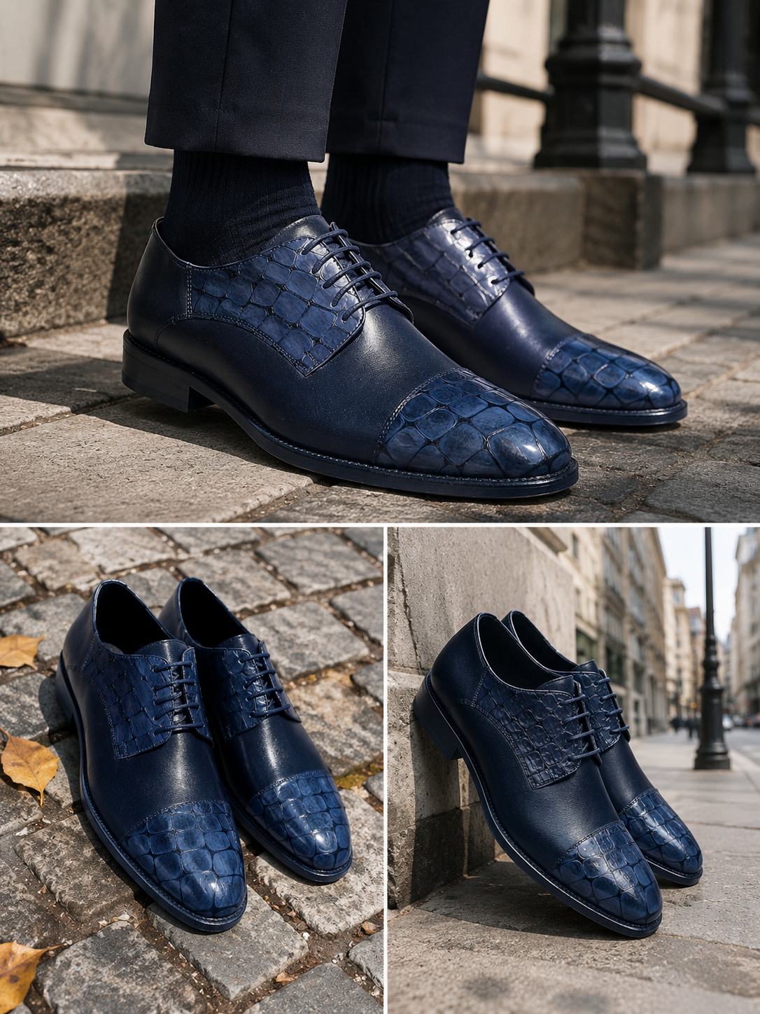 Regent Croco-toe Oxford