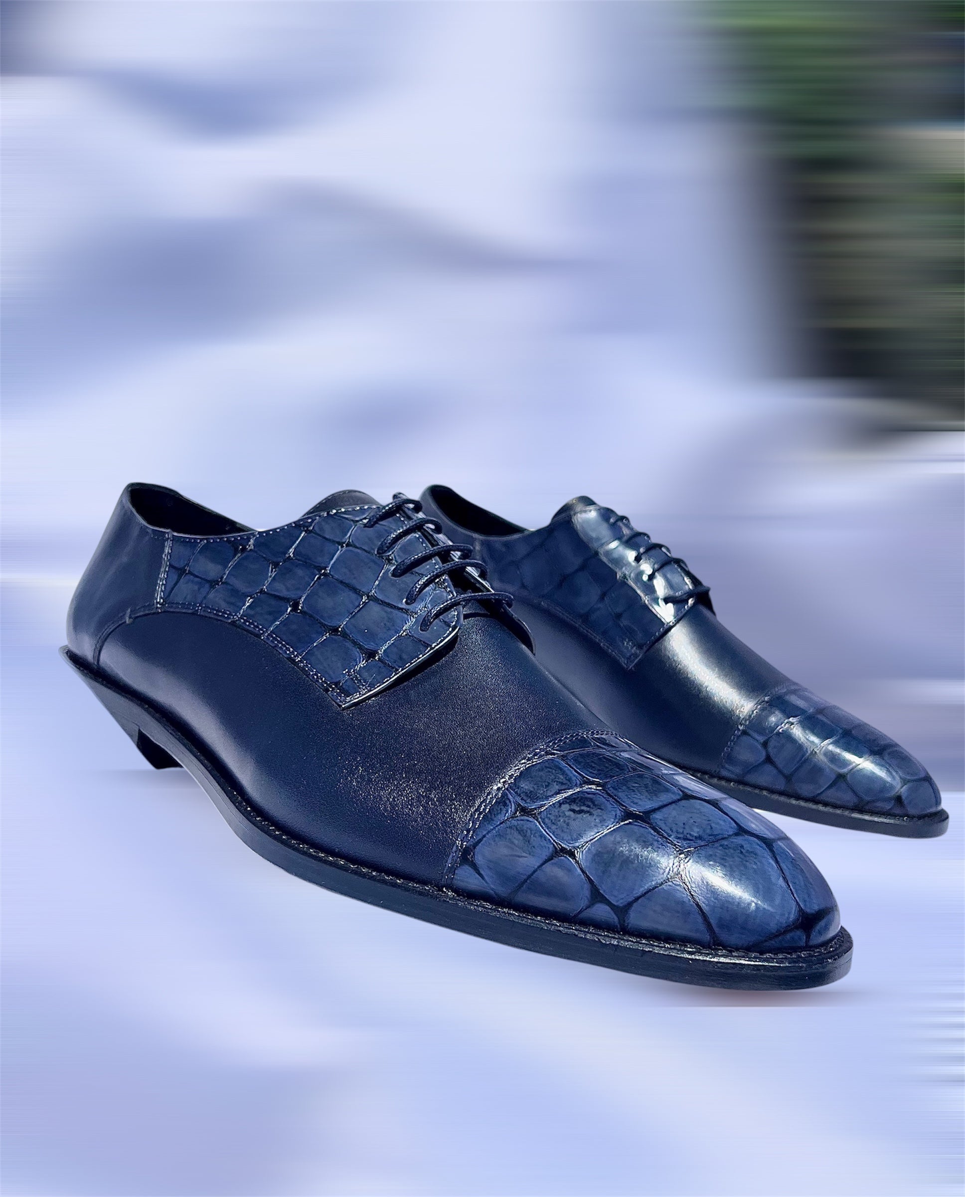 Regent Croco-toe Oxford