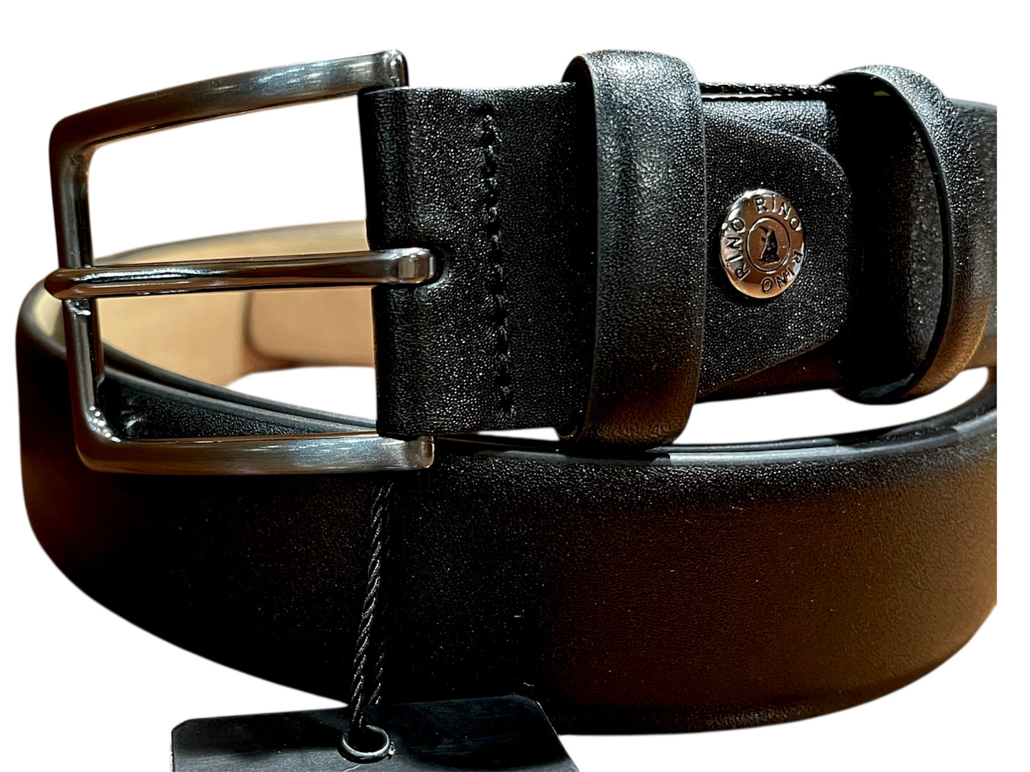 Black Genuine Leather belt