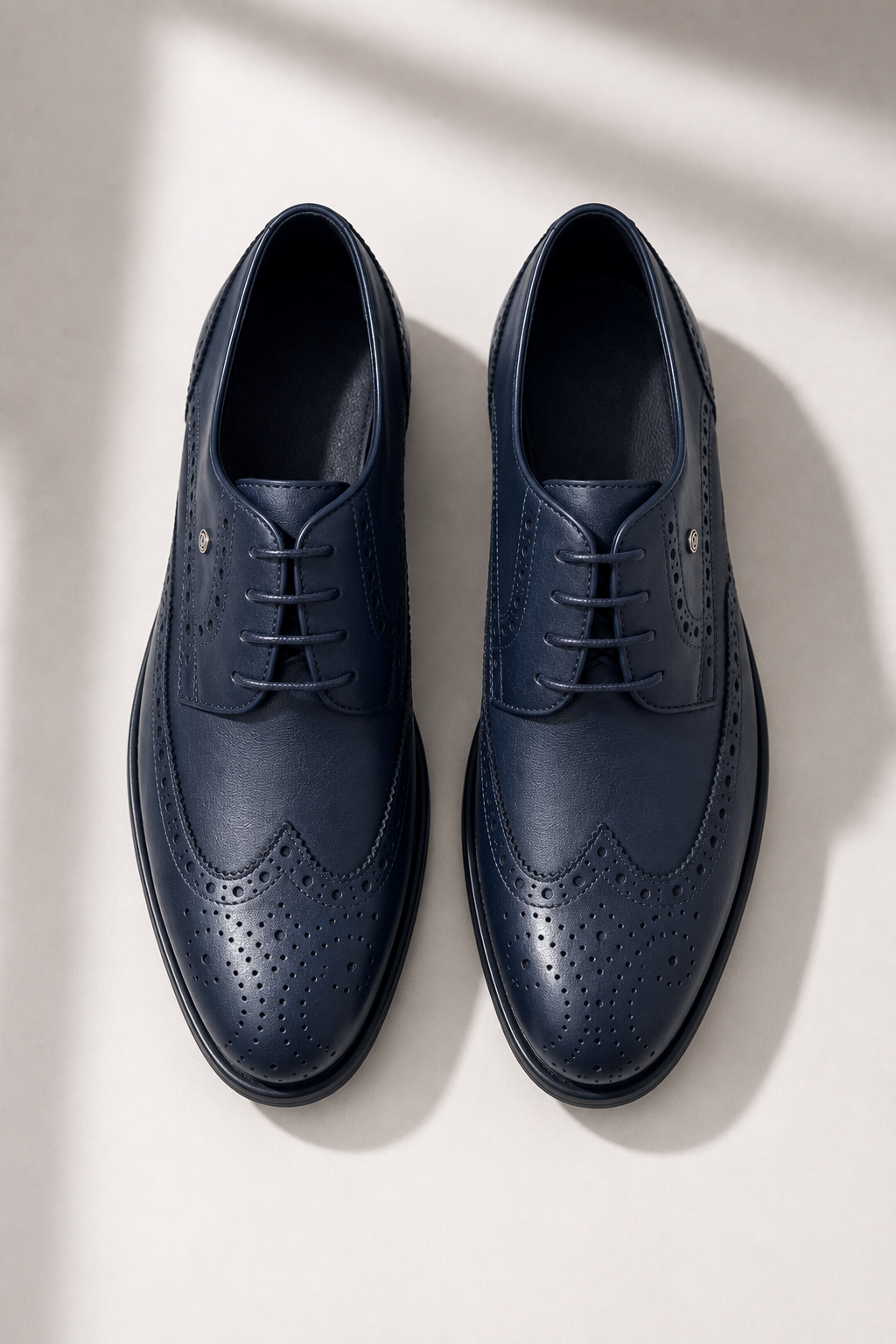 Navy blue brogue