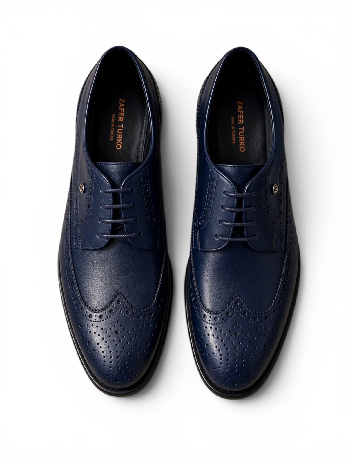 Navy blue brogue