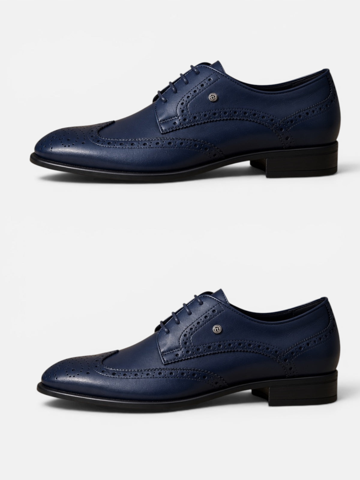 Navy blue brogue