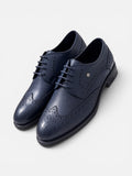 Navy blue brogue